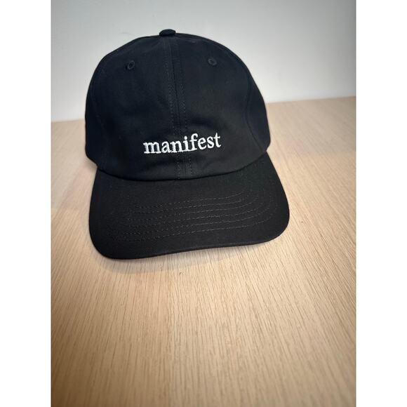 Jennifer Meyer Black “Manifest” Baseball Hat - ONE SIZE -NEW